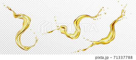 Oil, orange or lemon juice splashes, yellow drink Oil, orange or lemon juice splashes, yellow drink 71337788