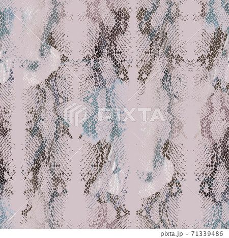 Abstract colorful snake skin ornament. Animal seamless pattern. Abstract colorful snake skin ornament. Animal seamless pattern. 71339486