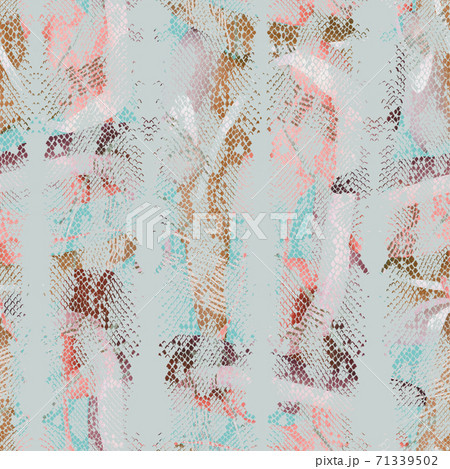 Abstract decorative snake background. Seamless...のイラスト素材 [71339502] - PIXTA