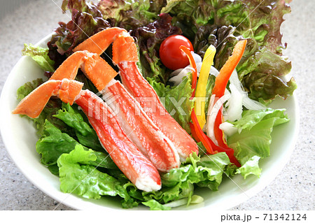 サラダ 蟹 ズワイガニ たらばがに 71342124