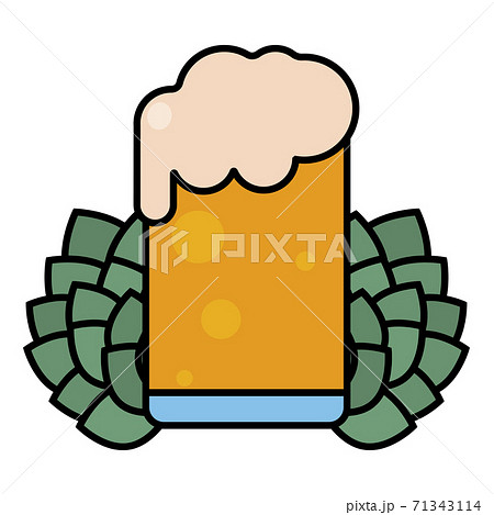 Isolated beer glass icon Isolated beer glass icon 71343114