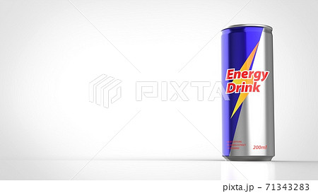 Energy Drink Front Right 3d Renderingのイラスト素材