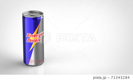Energy Drink Left 3d Renderingのイラスト素材