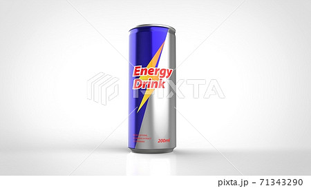Energy Drink Front 3d Renderingのイラスト素材