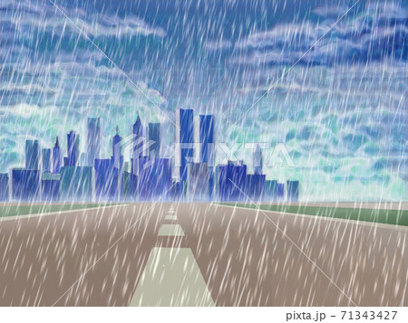 ニュ－ヨークの雨 71343427