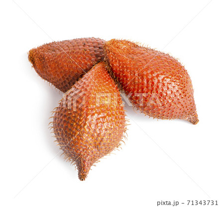 Salak fruit, Salacca zalacca an isolated on white background 71343731