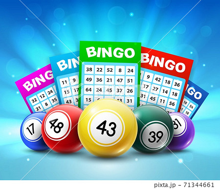 Lottery Balls And Tickets 3d Vector Bingo Lottoのイラスト素材 Lottery Balls And Tickets 3d Vector Bingo Lottoのイラスト素材
