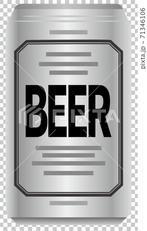 罐裝啤酒的圖像插圖（前） 71346106