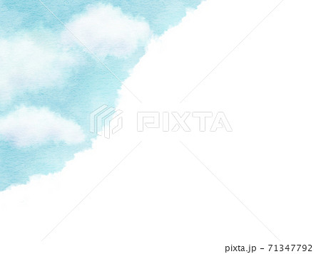 淡い空のイラスト背景素材のイラスト素材