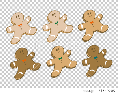 人型クッキー 人形のイラスト素材 71349205 Pixta