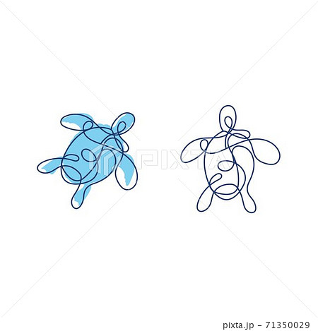Turtle animal cartoon icon 71350029