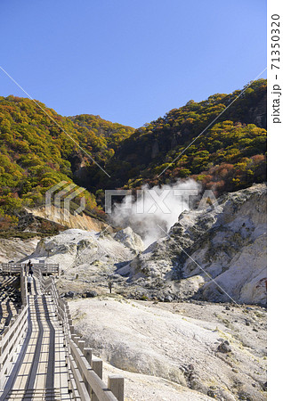 北海道 登別温泉 地獄谷（鉄泉池） 71350320