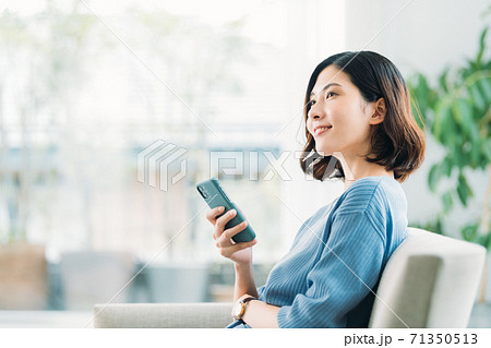 在宅ワーク　女性 71350513