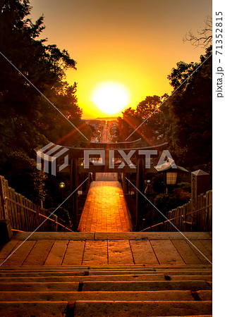 宮地嶽神社、光の道 71352815