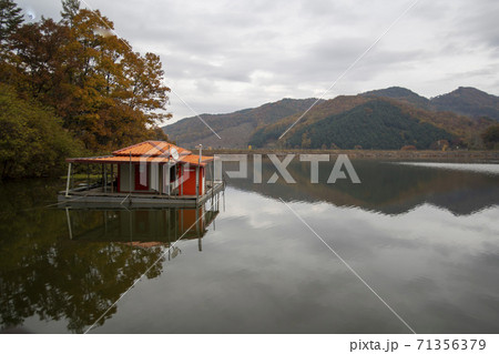 秋 槐山郡 ムングァン貯水池 71356379