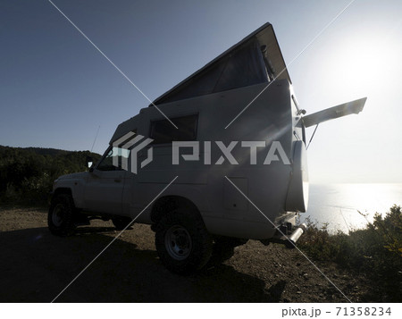 rv by the sea on backlight 71358234