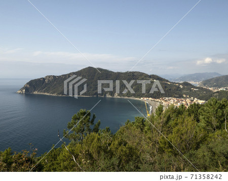 Riva trigoso Sestri Levante Aerial view Riva trigoso Sestri Levante Aerial view 71358242