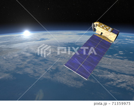 Aura satellite - 3D render Aura satellite - 3D render 71359975