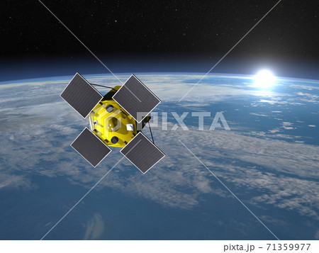 Acrimsat satellite - 3D render Acrimsat satellite - 3D render 71359977