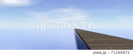 Pontoon - 3D render Pontoon - 3D render 71360872