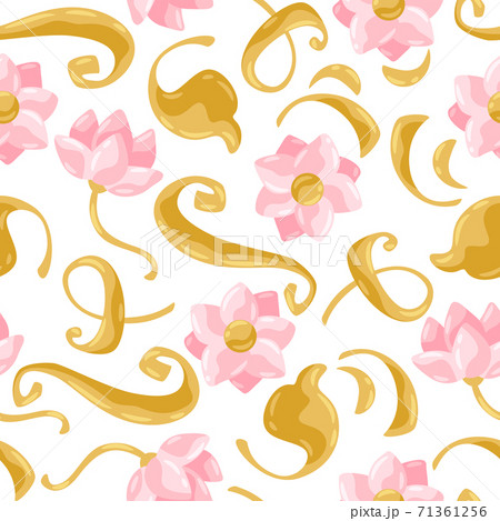Floral seamless pattern. 71361256