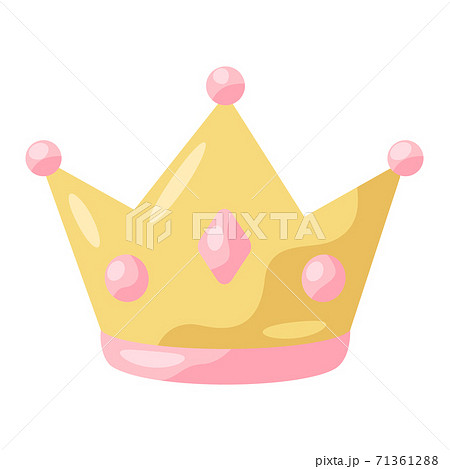Illustration of princess crown. Illustration of princess crown. 71361288