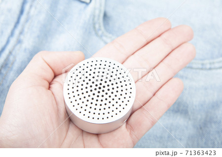 image of sound speaker hand image of sound speaker hand 71363423