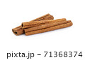 Cinnamon sticks isolated on white background 71368374