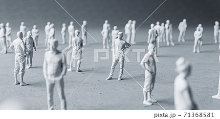 ミニチュア モデル 人 71368581