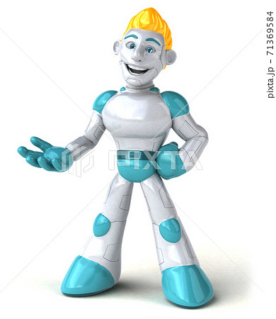 Robot - 3D Illustration Robot - 3D Illustration 71369584