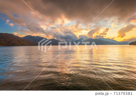 Lake Chuzenji in Nikko, Japan 71370381