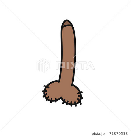 penis doodle icon, vector color line illustration penis doodle icon, vector color line illustration 71370558