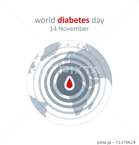 blue circle and finger with blood drop world diabetes day 14 november blue circle and finger with blood drop world diabetes day 14 november 71370629