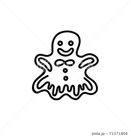 Gingerbread man. Doodle style Gingerbread man. Doodle style 71371806
