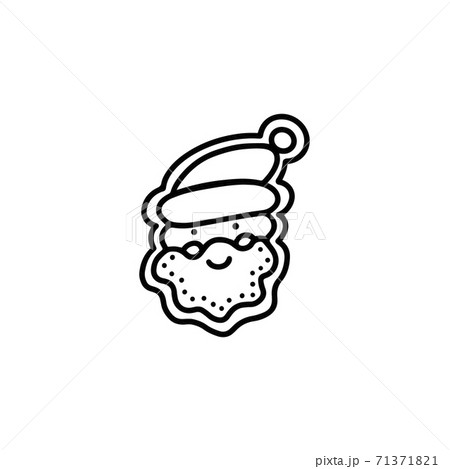 Gingerbread Santa Claus. Hand drawn.Doodle style Gingerbread Santa Claus. Hand drawn.Doodle style 71371821
