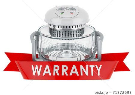 Fan-assisted oven warranty concept. 3D rendering Fan-assisted oven warranty concept. 3D rendering 71372693
