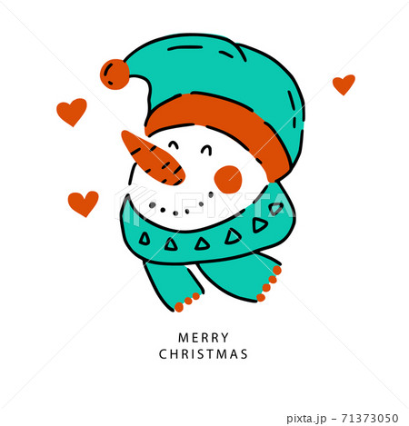 Snowman icon Christmas vector. Snowman icon Christmas vector. 71373050