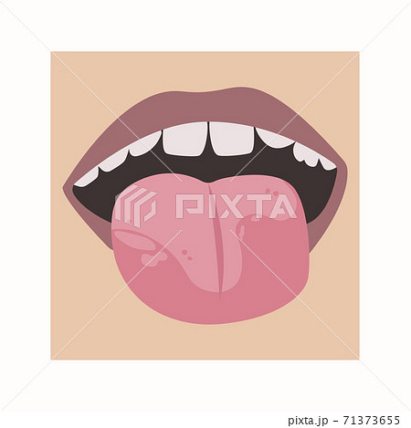 tongue medical drawing