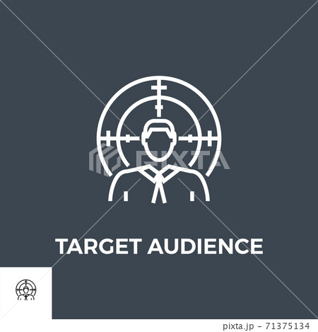 Target Audience Line Icon 71375134