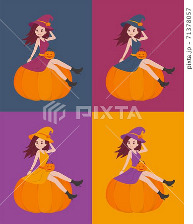 ハロウィーン ハロウィン 魔女 71378057