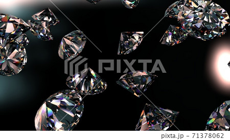 ダイヤモンドの3Dイラスト ダイヤモンドの3Dイラスト 71378062