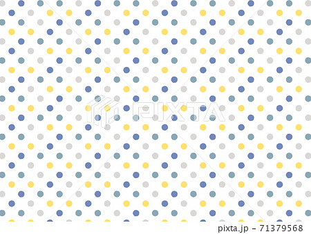 カラフル_水玉_ドット カラフル_水玉_ドット 71379568