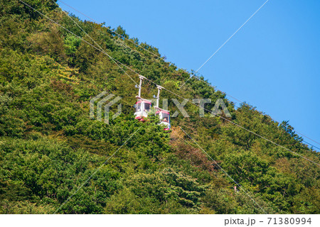 初秋の榛名山　榛名山ロープウェイ　 71380994
