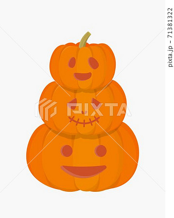 ハロウィーン ハロウィン カボチャのイラスト素材