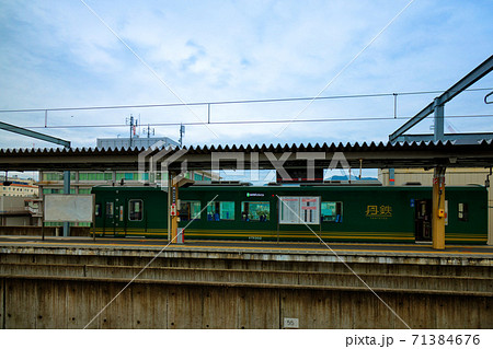 京都丹後鉄道 福知山駅に停車中の電車 ワンマンカー 丹鉄 京都丹後鉄道 福知山駅に停車中の電車 ワンマンカー 丹鉄 71384676