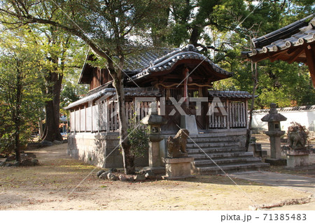 淀城跡に建つ稲葉神社内稲荷大明神 71385483
