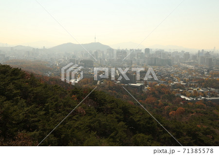風景 秋 都市 71385578