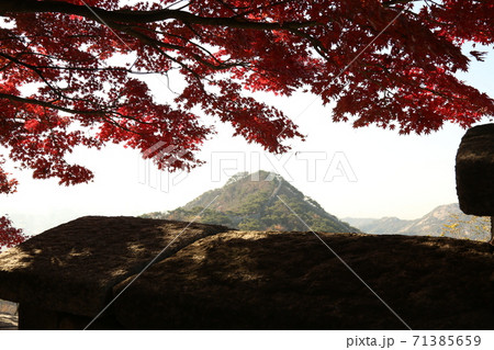 秋 紅葉 山 71385659