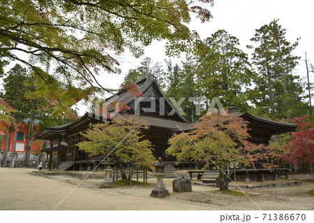 【和歌山県】世界遺産・高野山　壇上伽藍 71386670