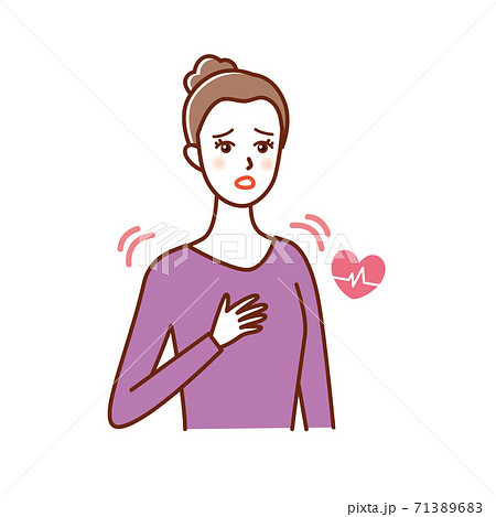 動悸が気になる20代30代女性 71389683